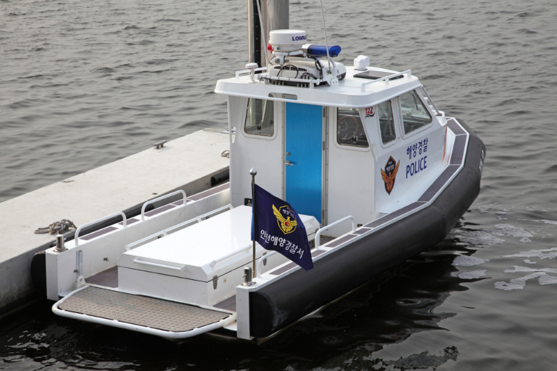 Incheon/korea, ,April,20,,2012,:,Maritime,Police,Boat,(korean