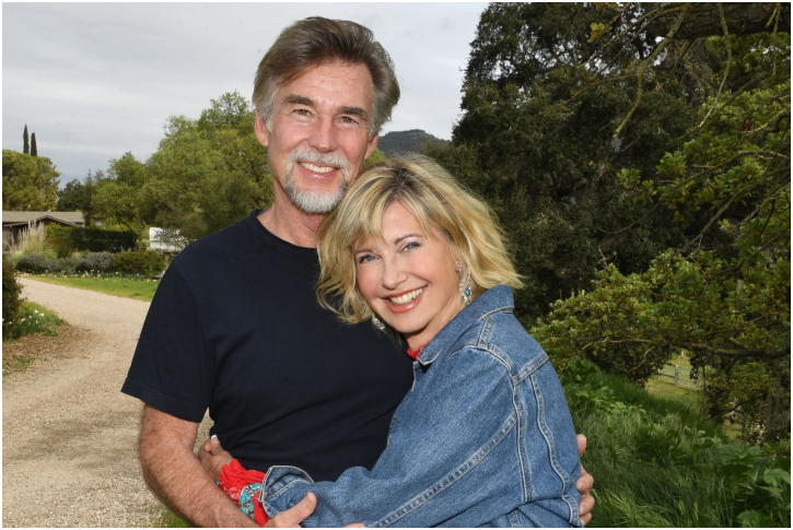 Olivia Newton-John and John Easterling