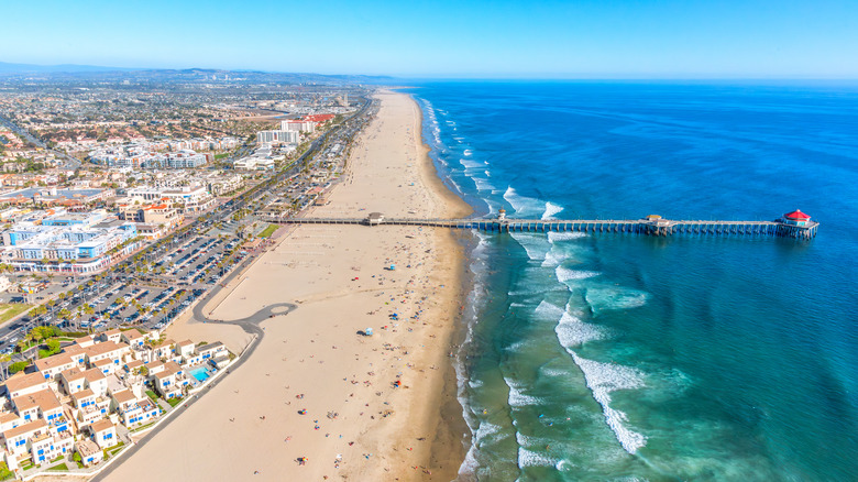 Huntington Beach from above