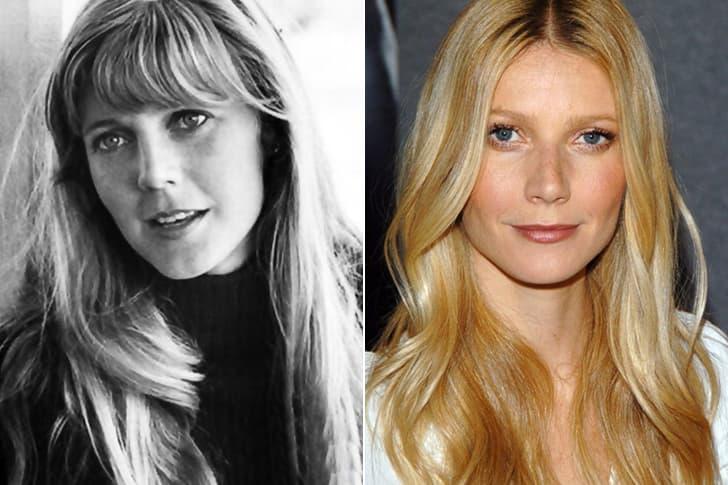 Blythe Danner and Gwyneth Paltrow