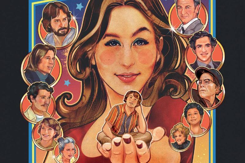 licorice pizza promotional art of alana haim comic